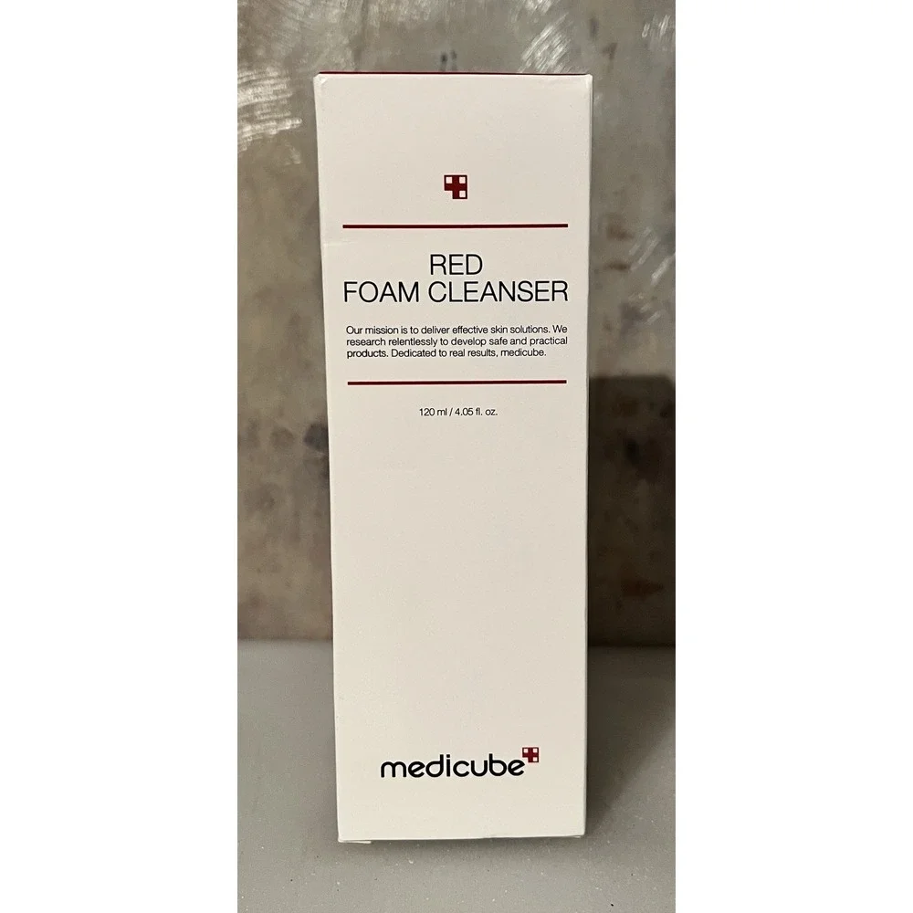 Medicube Red Foam Cleanser Unisex 120ml White New Acne Care Deep Purifying